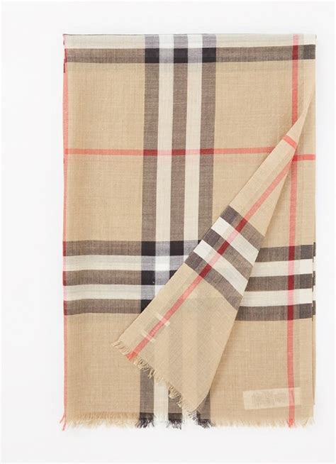 burberry giant gauze check